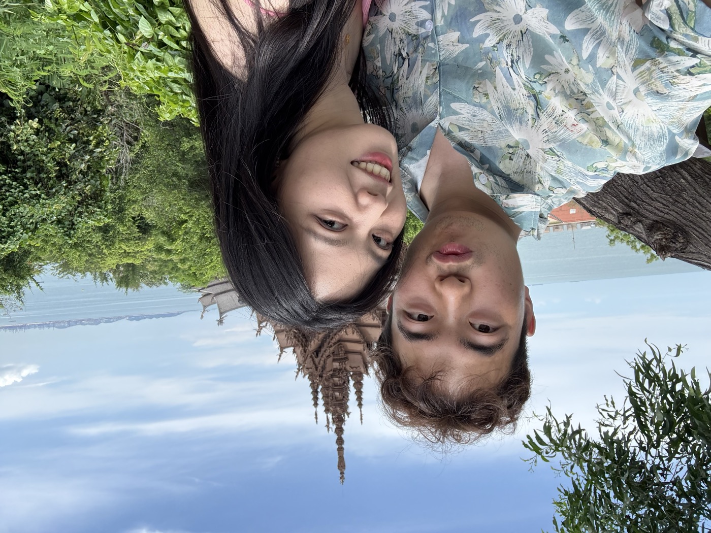 我们俩的合照