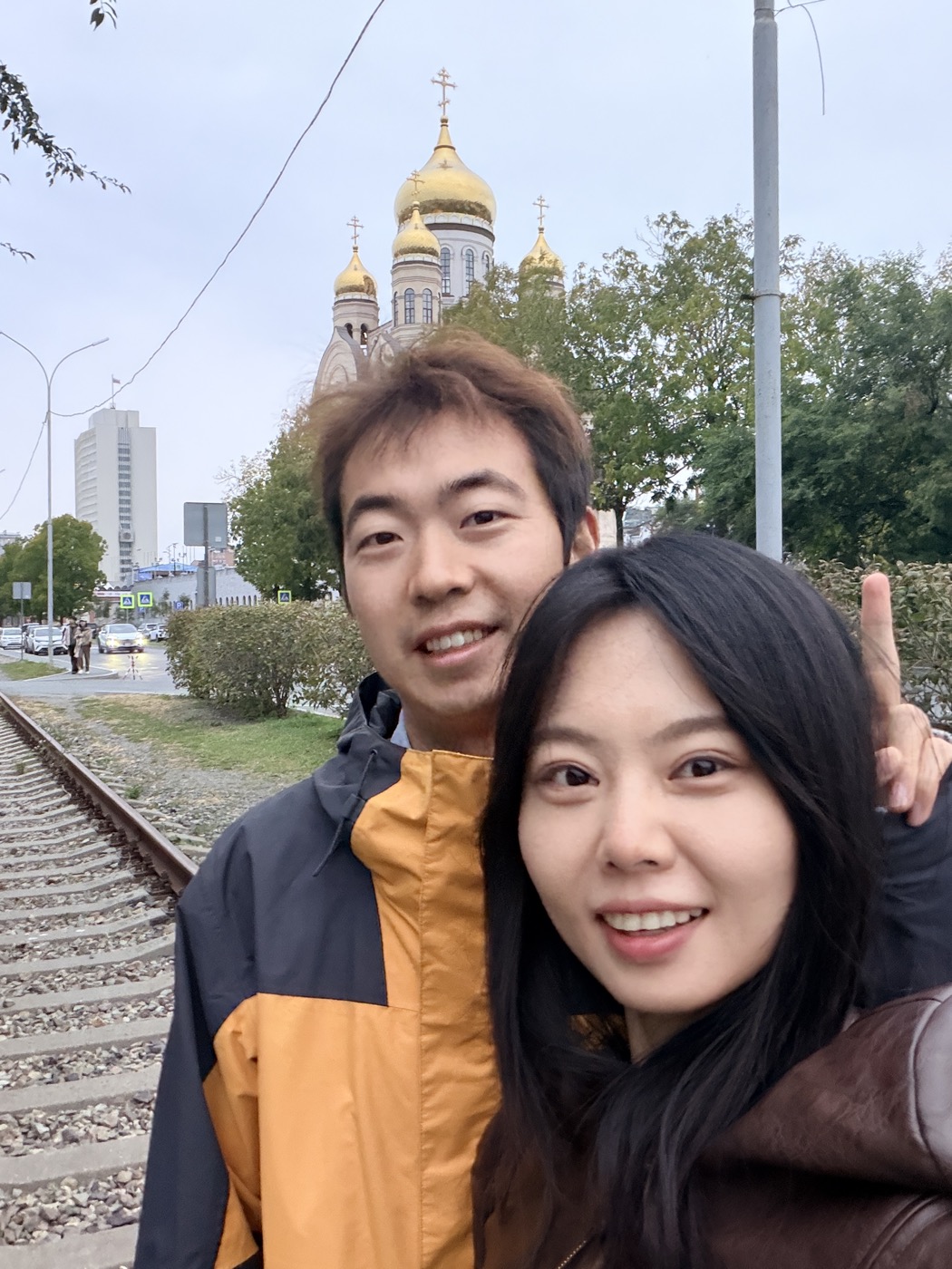 我们俩的合照